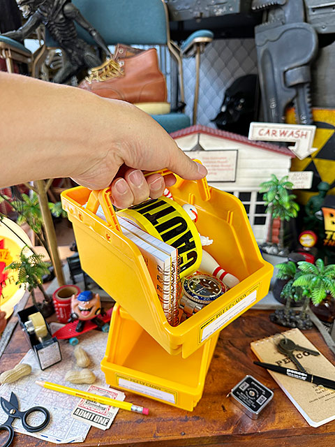 PENCO　ペンコ　パイルアップキャディ　（イエロー）　単品　収納ボックス　小物入れ　机上収納　HIGHTIDE　ハイタイド |  | 03