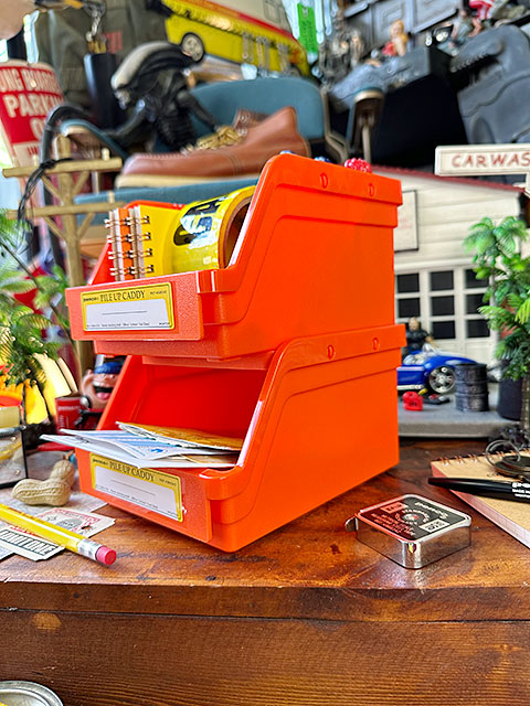 PENCO　ペンコ　パイルアップキャディ　（オレンジ）　単品　収納ボックス　小物入れ　机上収納　HIGHTIDE　ハイタイド 爆買 |  | 08