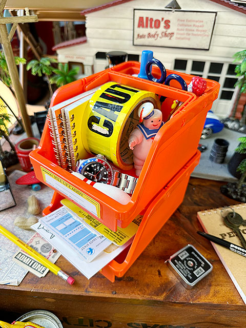 PENCO　ペンコ　パイルアップキャディ　（オレンジ）　単品　収納ボックス　小物入れ　机上収納　HIGHTIDE　ハイタイド 爆買 |  | 09