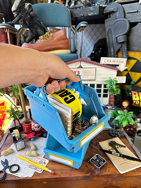 PENCO　ペンコ　パイルアップキャディ　（ライトブルー）　単品　収納ボックス　小物入れ　机上収納　HIGHTIDE　ハイタイド |  | 03