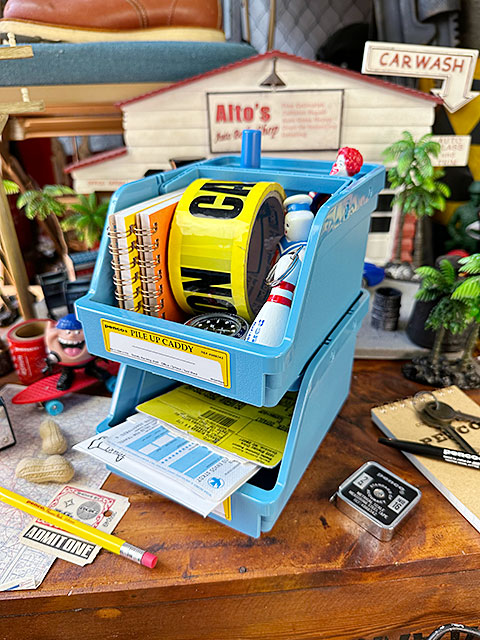 PENCO　ペンコ　パイルアップキャディ　（ライトブルー）　単品　収納ボックス　小物入れ　机上収納　HIGHTIDE　ハイタイド |  | 07