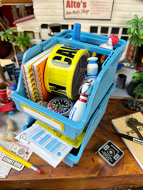 PENCO　ペンコ　パイルアップキャディ　（ライトブルー）　単品　収納ボックス　小物入れ　机上収納　HIGHTIDE　ハイタイド |  | 09