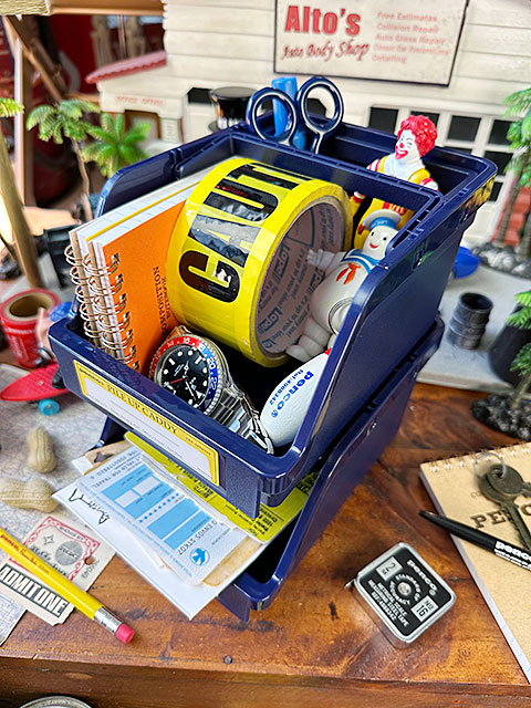 PENCO ペンコ パイルアップキャディ （ネイビー） 単品 収納ボックス