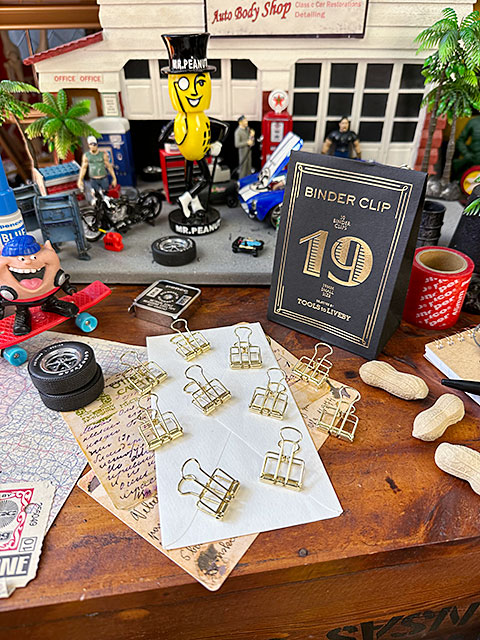 TOOLS to LIVEBY　ツールズ　トゥ　リブバイ　バインダークリップ19　10個入り　（Sサイズ/ゴールド）　ハイタイド　HIGHTIDE |  | 07