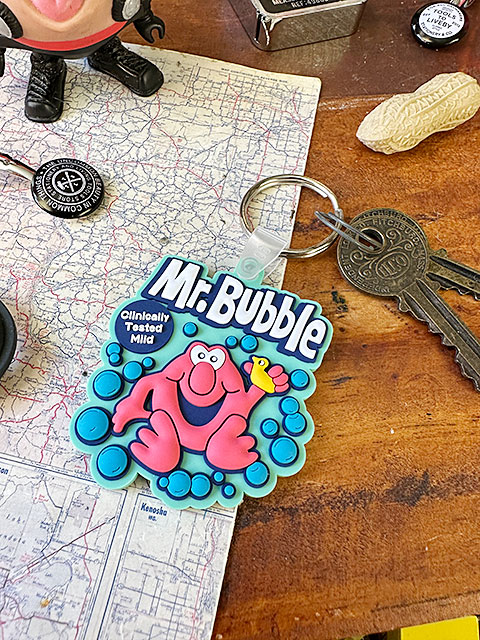 ミスターバブル　ラバーキーホルダー　アドバタイジング ■ アメリカン雑貨 アメリカ雑貨 | 