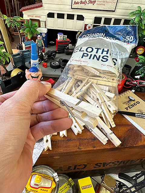 ウッドクリップ L 50個入り （Lサイズ） 木製洗濯ばさみ ウッドピンチ