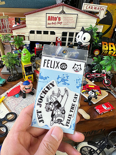 フィリックス　透明ステッカー　Lサイズ　（戦闘機/025）　■　アメリカン雑貨　アメリカ雑貨 |  | 03