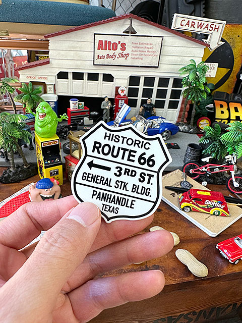 ゼネラル　アドバタイジングステッカー　（ROUTE66/020）　■ アメリカ雑貨 アメリカン雑貨 |  | 02