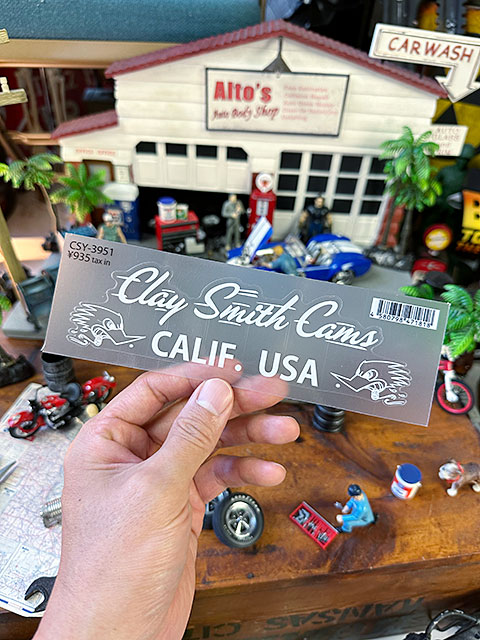 クレイスミス　オフィシャル　ステッカー　（ホワイト　CALIF.　USA）　透明ベースのステッカー　■ アメリカン雑貨 アメリカ雑貨 | 