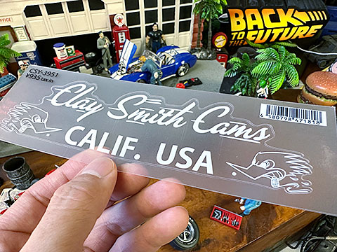 クレイスミス　オフィシャル　ステッカー　（ホワイト　CALIF.　USA）　透明ベースのステッカー　■ アメリカン雑貨 アメリカ雑貨 |  | 01