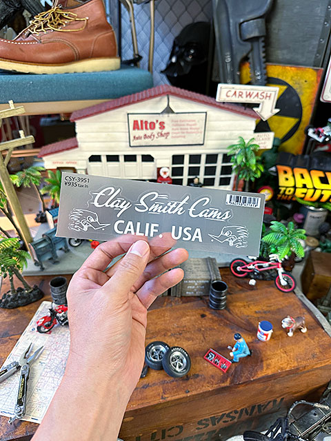 クレイスミス　オフィシャル　ステッカー　（ホワイト　CALIF.　USA）　透明ベースのステッカー　■ アメリカン雑貨 アメリカ雑貨 |  | 02