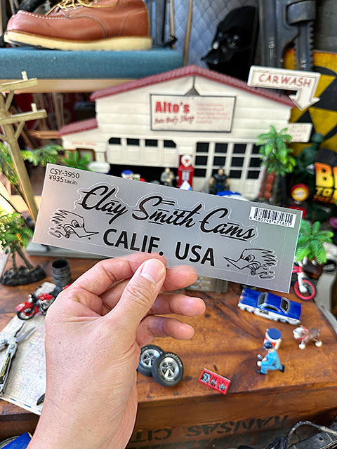クレイスミス　オフィシャル　ステッカー　（ブラック　CALIF. USA）　透明ベースのステッカー　■ アメリカン雑貨 アメリカ雑貨 | 