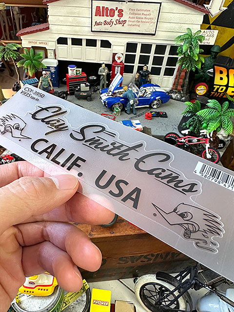 クレイスミス　オフィシャル　ステッカー　（ブラック　CALIF. USA）　透明ベースのステッカー　■ アメリカン雑貨 アメリカ雑貨 |  | 01