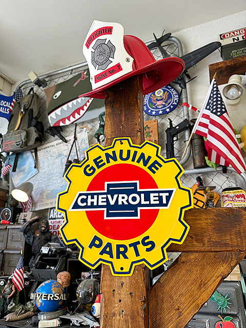 シボレー　ジェニュインパーツ　ギアシェイプ　看板 ■ アメリカン雑貨 アメリカ雑貨 |  | 09