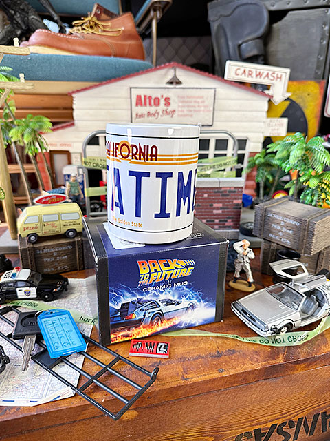 映画　バック・トゥ・ザ・フューチャー　デロリアン　ナンバープレート　オフィシャル　マグカップ　315ml ■ アメリカン雑貨 |  | 04