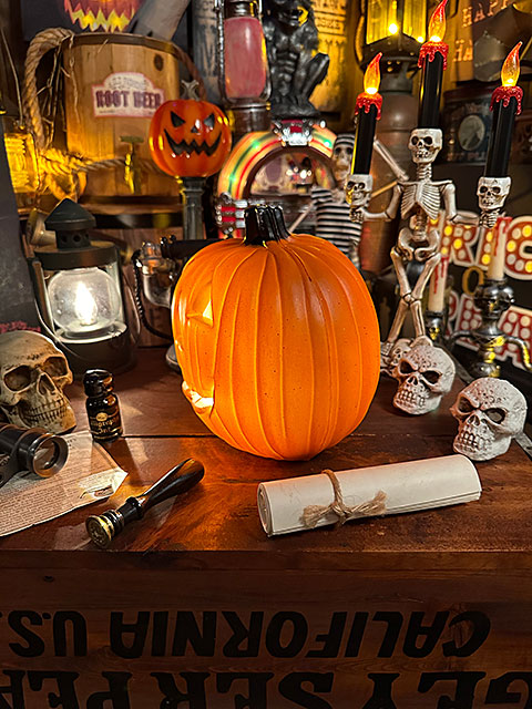 パンプキンランタン　ラウンド　（Sサイズ）　ハロウィン　ジャック・オ・ランタン　カボチャ　■　アメリカン雑貨　アメリカ雑貨 |  | 04