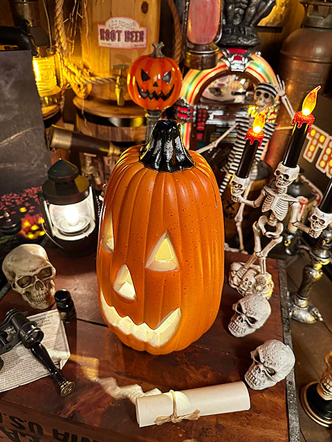 パンプキンランタン　ロング　34cm　（Sサイズ）　ハロウィン　ジャック・オ・ランタン　カボチャ　オバケ |  | 03