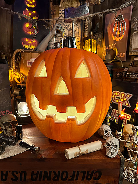 パンプキンランタン ラウンド 45.5cm （XLサイズ） ハロウィン ジャック・オ・ランタン カボチャ オバケ : 321466 : アメリカン雑貨専門店キャンディタワー