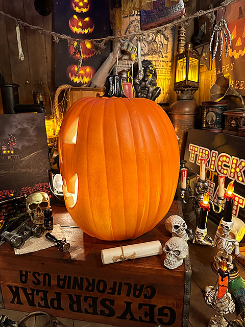 パンプキンランタン　ラウンド　45.5cm　（XLサイズ）　ハロウィン　ジャック・オ・ランタン　カボチャ　オバケ |  | 04