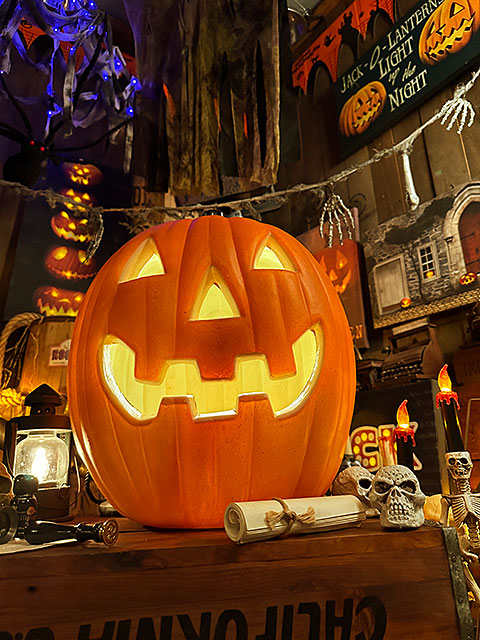 パンプキンランタン　ラウンド　45.5cm　（XLサイズ）　ハロウィン　ジャック・オ・ランタン　カボチャ　オバケ |  | 08