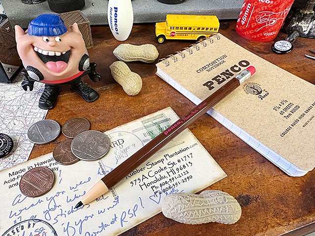 ★稀少な絶盤カラー★　PENCO　ペンコ　パサーズメイト　シャーペン　0.5mm　（ブラウン）　消しゴム付　シャープペンシル　HIGHTIDE 爆買 | 