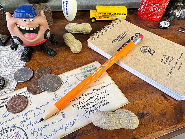 ★稀少な絶盤カラー★　PENCO　ペンコ　パサーズメイト　シャーペン　0.5mm　（オレンジ）　消しゴム付　シャープペンシル　HIGHTIDE | 