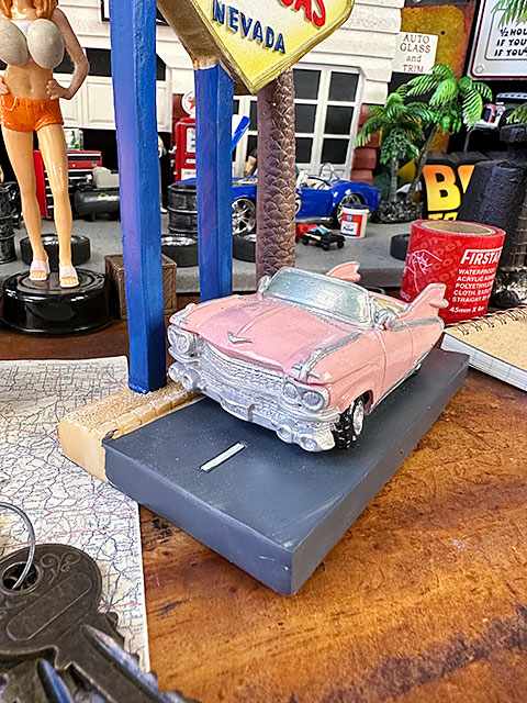 ラスベガスサイン　ピンクキャデラック　デスククロック　テーブルクロック ■ アメリカン雑貨 アメリカ雑貨 |  | 06