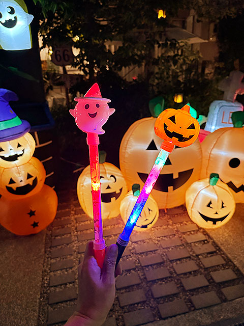 光る！ハロウィンスティック　（2個セット）　電池付き　■ アメリカン雑貨 アメリカ雑貨 |  | 01