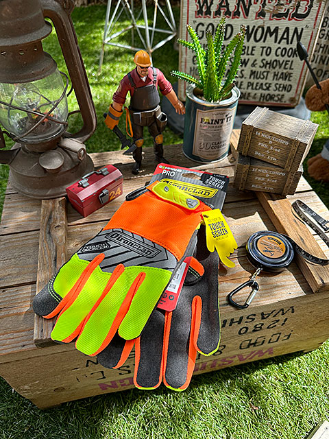 アメリカの蛍光色ワークグローブ　ハザードカラー　タッチPRO　作業手袋　（Lサイズ）　IRONCLAD社 |  | 03