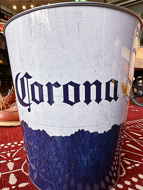 コロナビール トラッシュカン （ヴィンテージ） ゴミ箱 □ アメリカン