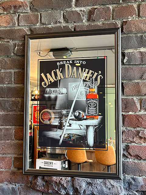 ビッグサイズ パブミラー （ジャック・ダニエル/プールバー