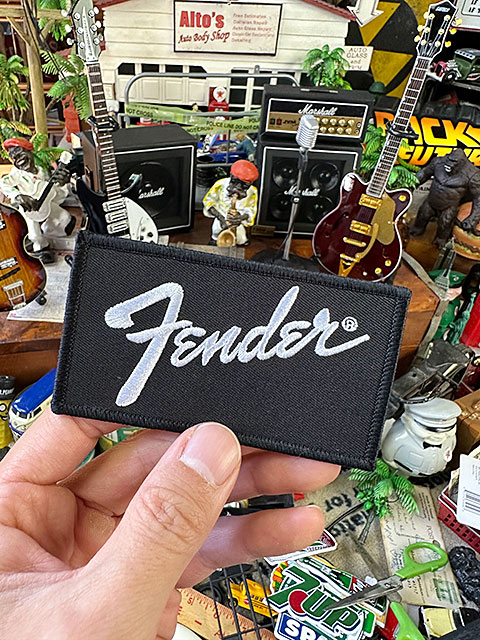 FENDER　フェンダー　ロゴ　オフィシャルワッペン ■ アメリカン雑貨 アメリカ雑貨 | 