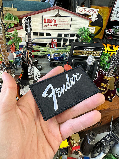 FENDER フェンダー ロゴ オフィシャルワッペン □ アメリカ雑貨