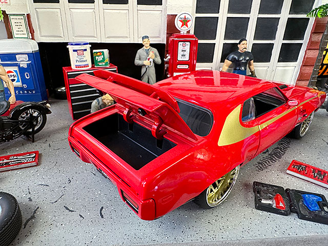 Jada 1972年 プリムス GTX ダイキャストミニカー 1/24スケール
