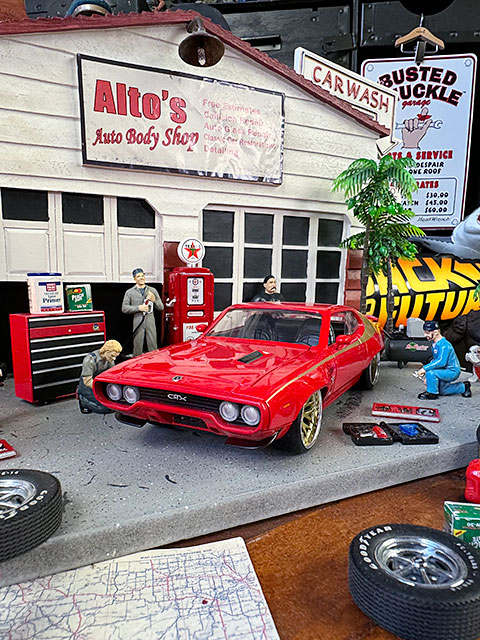 Jada 1972年 プリムス GTX ダイキャストミニカー 1/24スケール