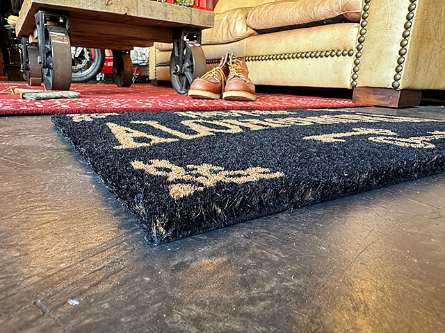 ハリーポッター ドアを開ける呪文 アロホモラ 玄関マット ドアマット