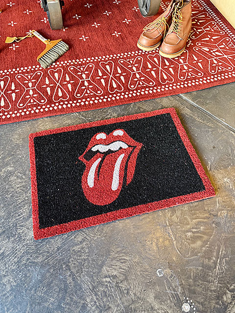 ローリングストーンズ オフィシャル ドアマット （Lips & Tongue