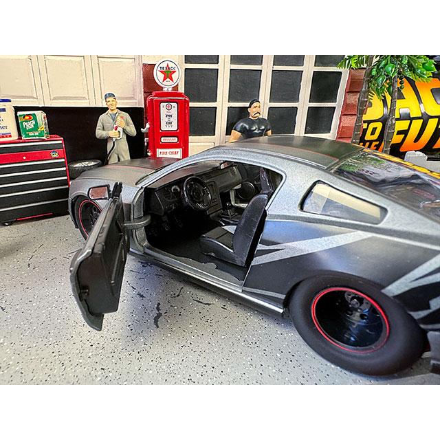Jada　2010年　フォード　マスタング GT　ダイキャストミニカー　1/24スケール　（ガンメタ/ストライプ） ■ アメリカン雑貨 アメリカ雑貨｜candytower｜06