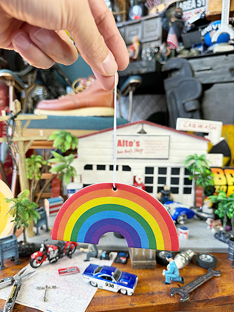 レインボー　エアーフレッシュナー　（ココナッツの香り）　■ アメリカン雑貨 アメリカ雑貨 | 