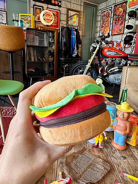 ヤップ　ジャンクフードシリーズ　ハンバーガー　ポーチ　小物入れ　yup! ■ アメリカ雑貨 アメリカン雑貨 |  | 01