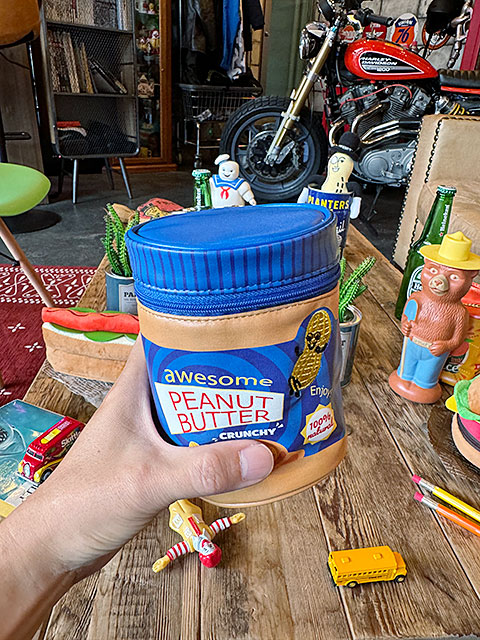 ヤップ　フードパッケージシリーズ　ピーナッツバター　ポーチ　小物入れ　yup! ■ アメリカン雑貨 アメリカ雑貨 |  | 01
