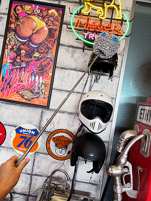 キッカーランド モンスターダスター 98cm伸びる マイクロファイバー