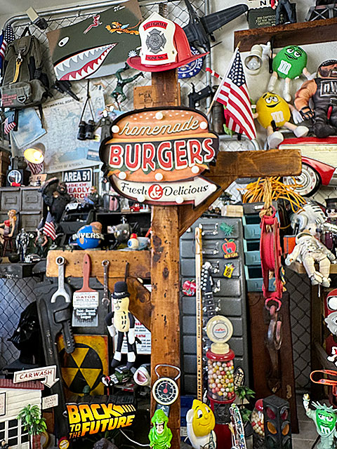 ハンバーガー　ロードサイン型　LEDティンサイン　（ホームメイドバーガー）　看板　■　アメリカン雑貨　アメリカ雑貨 |  | 04