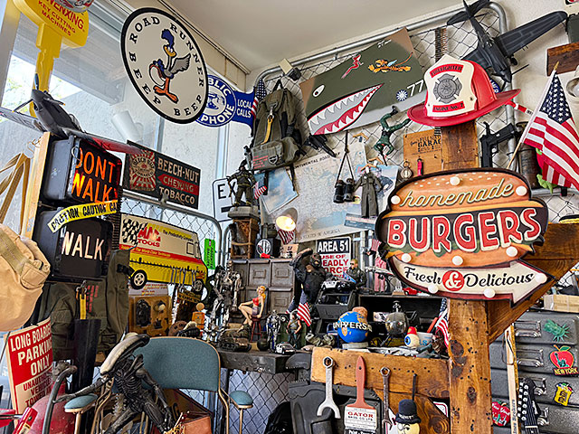 ハンバーガー　ロードサイン型　LEDティンサイン　（ホームメイドバーガー）　看板　■　アメリカン雑貨　アメリカ雑貨 |  | 05