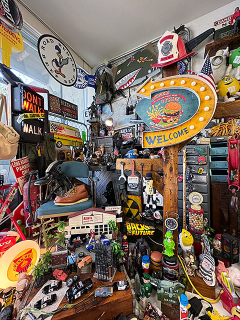 ハンバーガー　＆　フライドポテト　ロードサイン型　LEDティンサイン　看板 ■ アメリカン雑貨 アメリカ雑貨 |  | 07