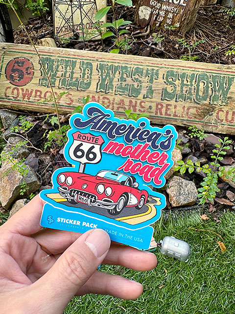 ステッカーパック　アウトドア　ステッカー　ルート66シリーズ　Lサイズ　（全6枚セット）　MADE IN U.S.A.　耐水＆耐光素材　PVC |  | 07