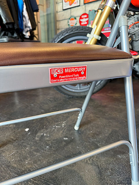 マーキュリー　フォルディングチェアー　（ブラウン）　単品　■ アメリカン雑貨 アメリカ雑貨 | MERCURY | 06