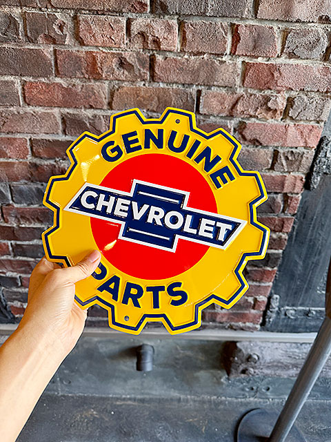 シボレー　ジェニュインパーツ　ギアシェイプ　看板 ■ アメリカン雑貨 アメリカ雑貨 |  | 04