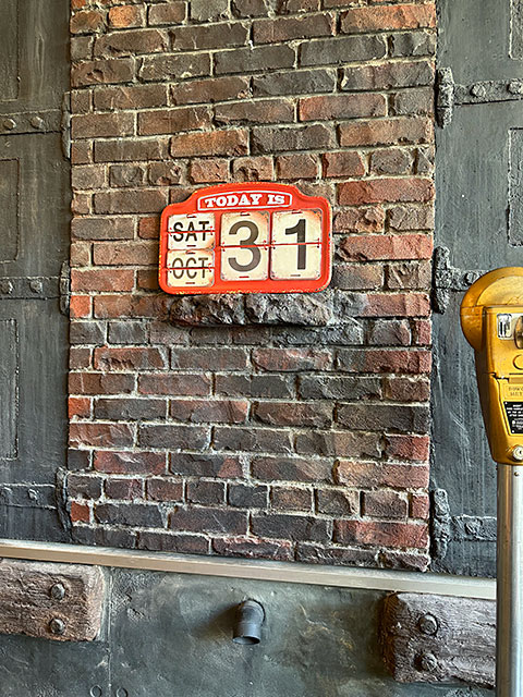 ヴィンテージメタルサイン 万年カレンダー （レッド） □ アメリカン