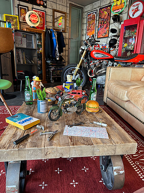 ヴィンテージモーターサイクル ブリキオブジェ ハーレー 1909 MODEL 5